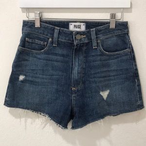 NWOT Paige Margot high waisted jean shorts